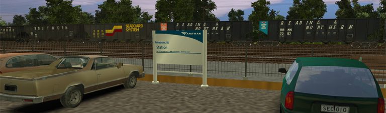 Custom Amtrak Sign Amtrak Station Signs - American Trainz Group