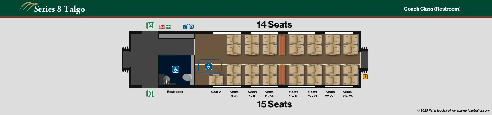 Series 8 Talgo Coach (Restroom)